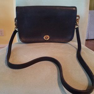 Coach Black Leather Classic City Bag